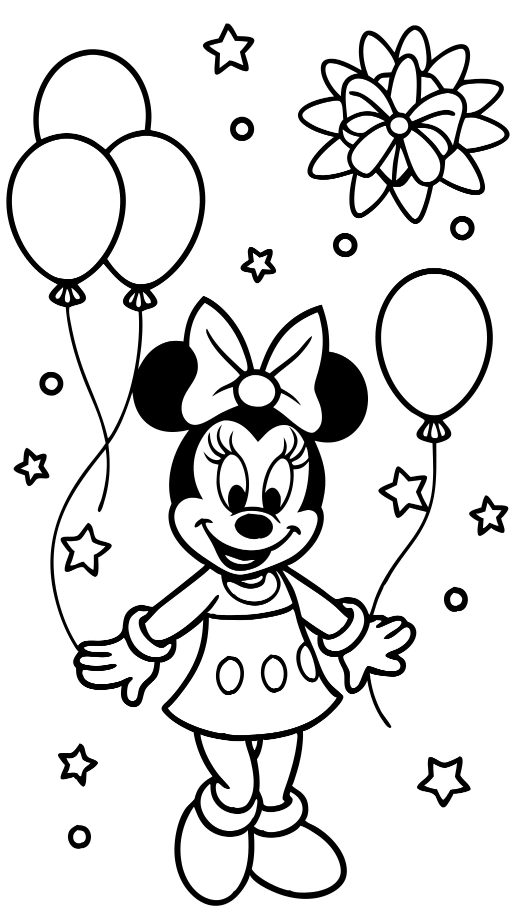 printable minnie mouse coloring pages